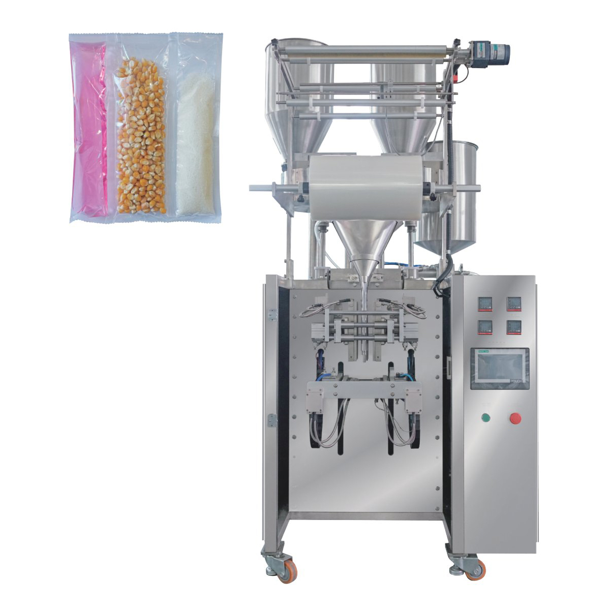 3 in 1 popcorn packing machine