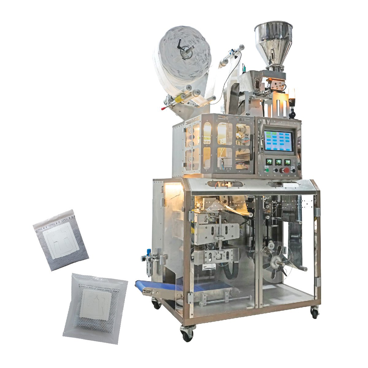 high speed drip coffee bag inner and outer packing machine