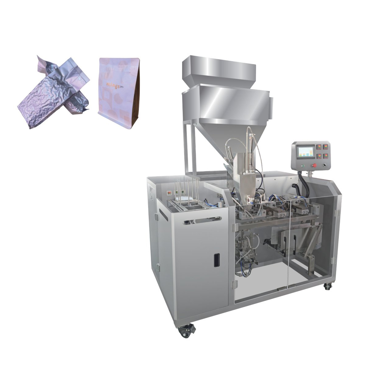m pouch feeding packing machine