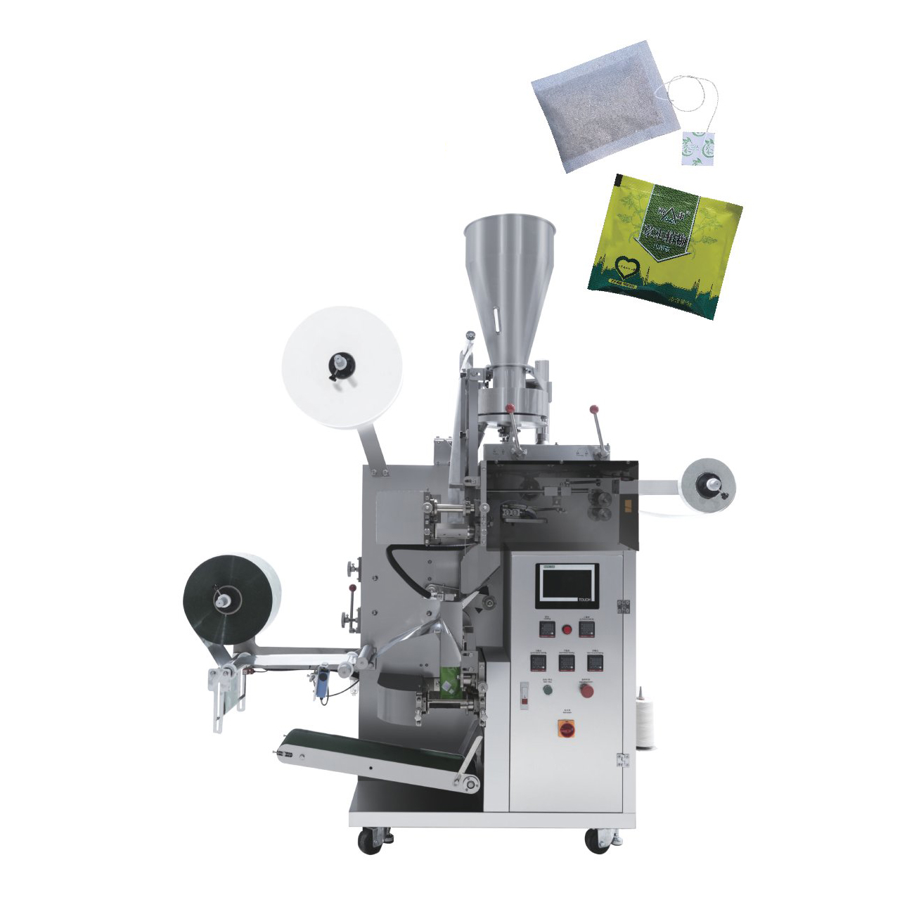 new generation tea bag packing machine with outer envelope