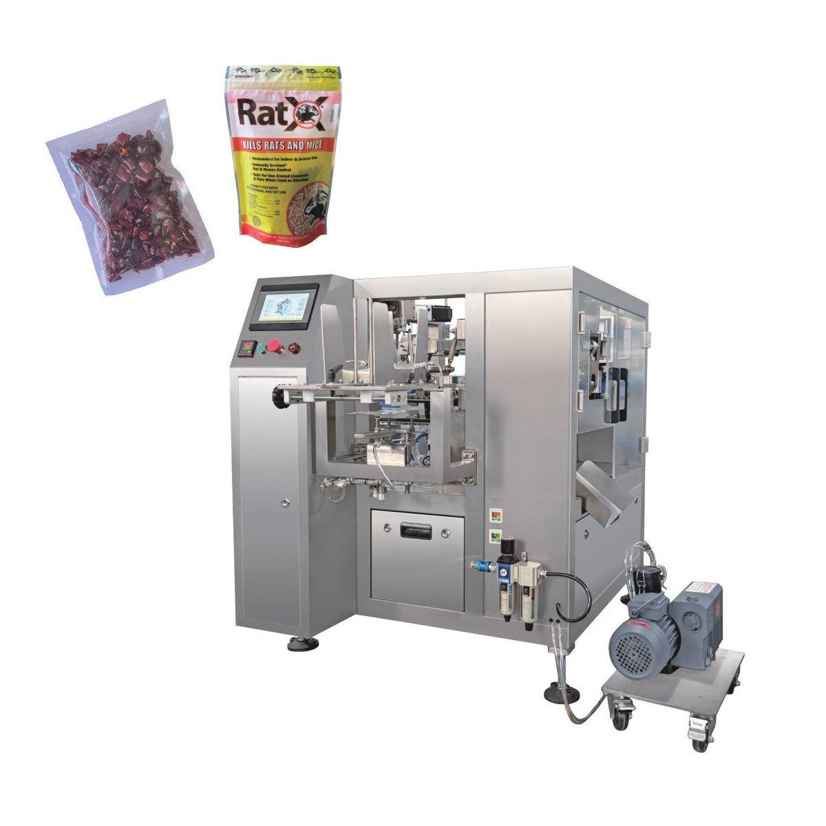 rotary pre made bag packaging machine